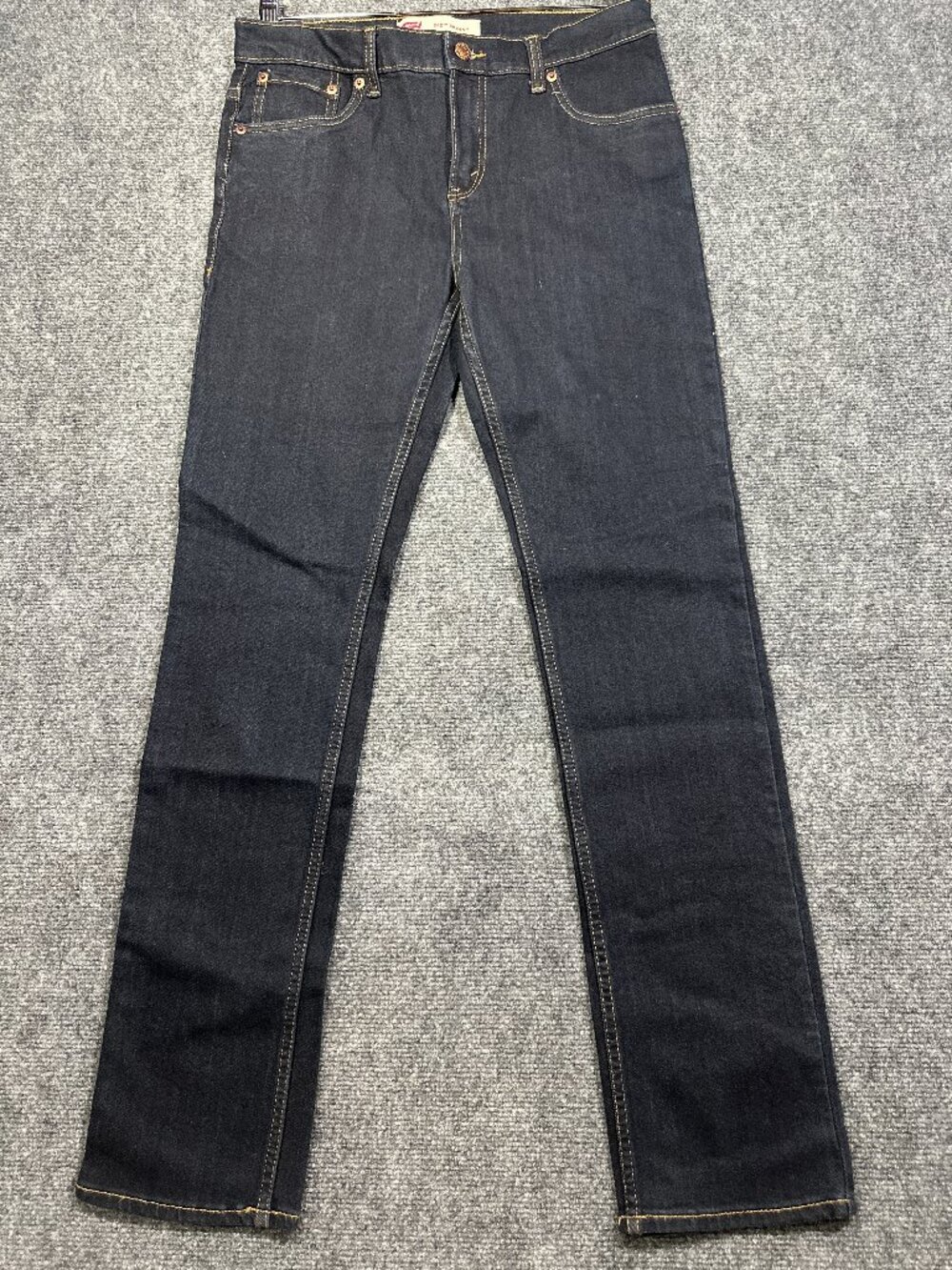 Levis 510 Jeans Boys 18 Reg Dark Wash Cotton Stretch Skinny Fit 5 Pocket Style